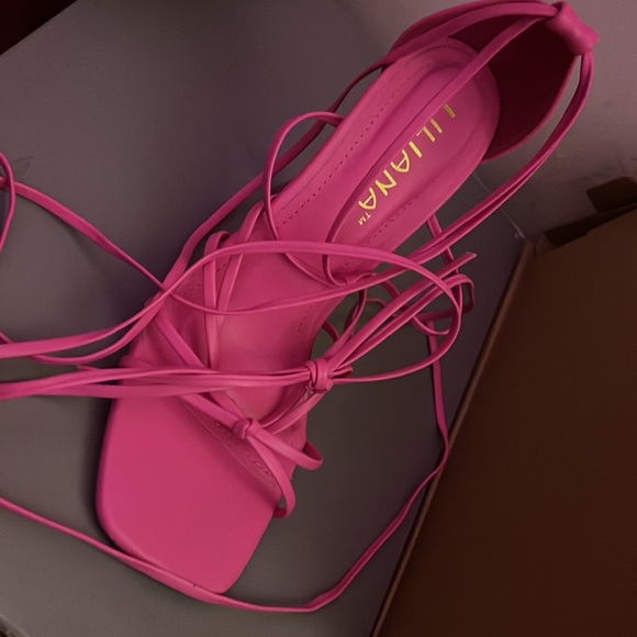 Pink gladiator Heels - Picture 2 of 4